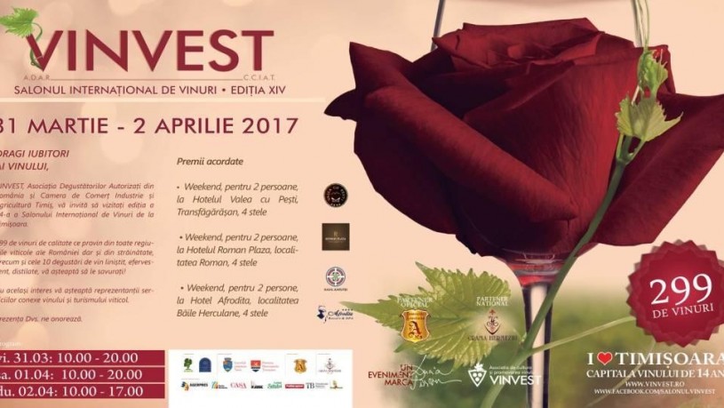 VINVEST își deschide porțile în perioada 31 martie – 2 aprilie 2017